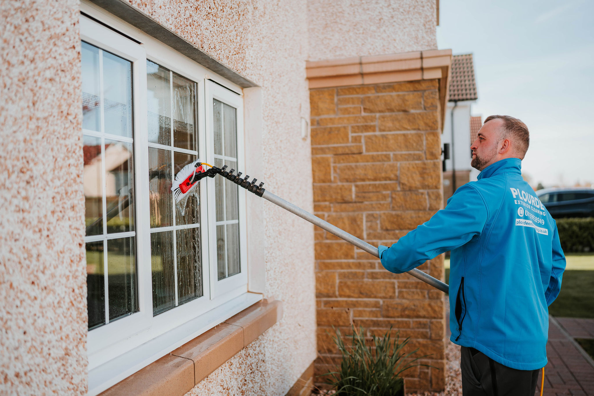 Professional window cleaning by Plourde Exterior Cleaning in East Kilbride