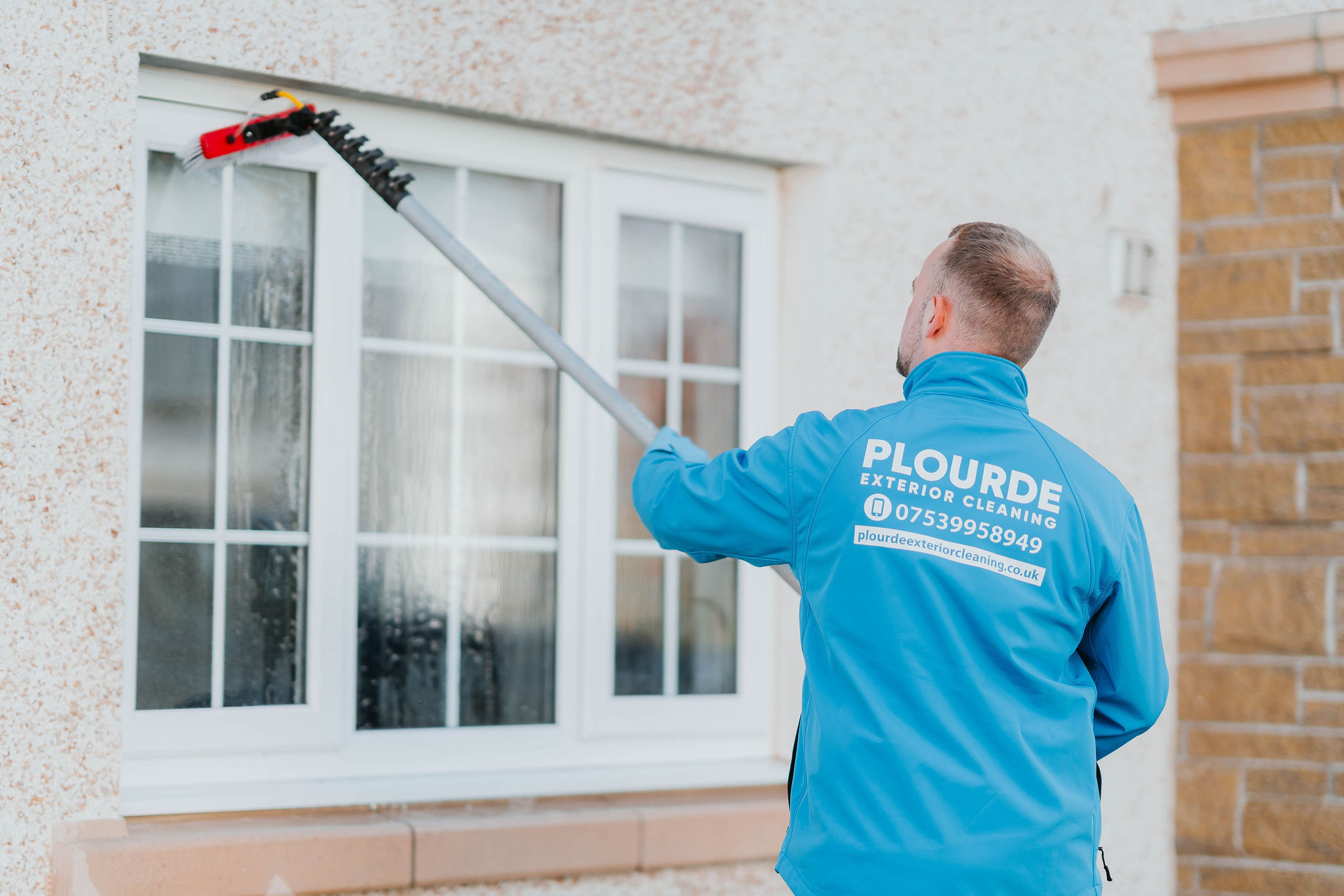 Professional exterior cleaning work by Plourde Exterior Cleaning