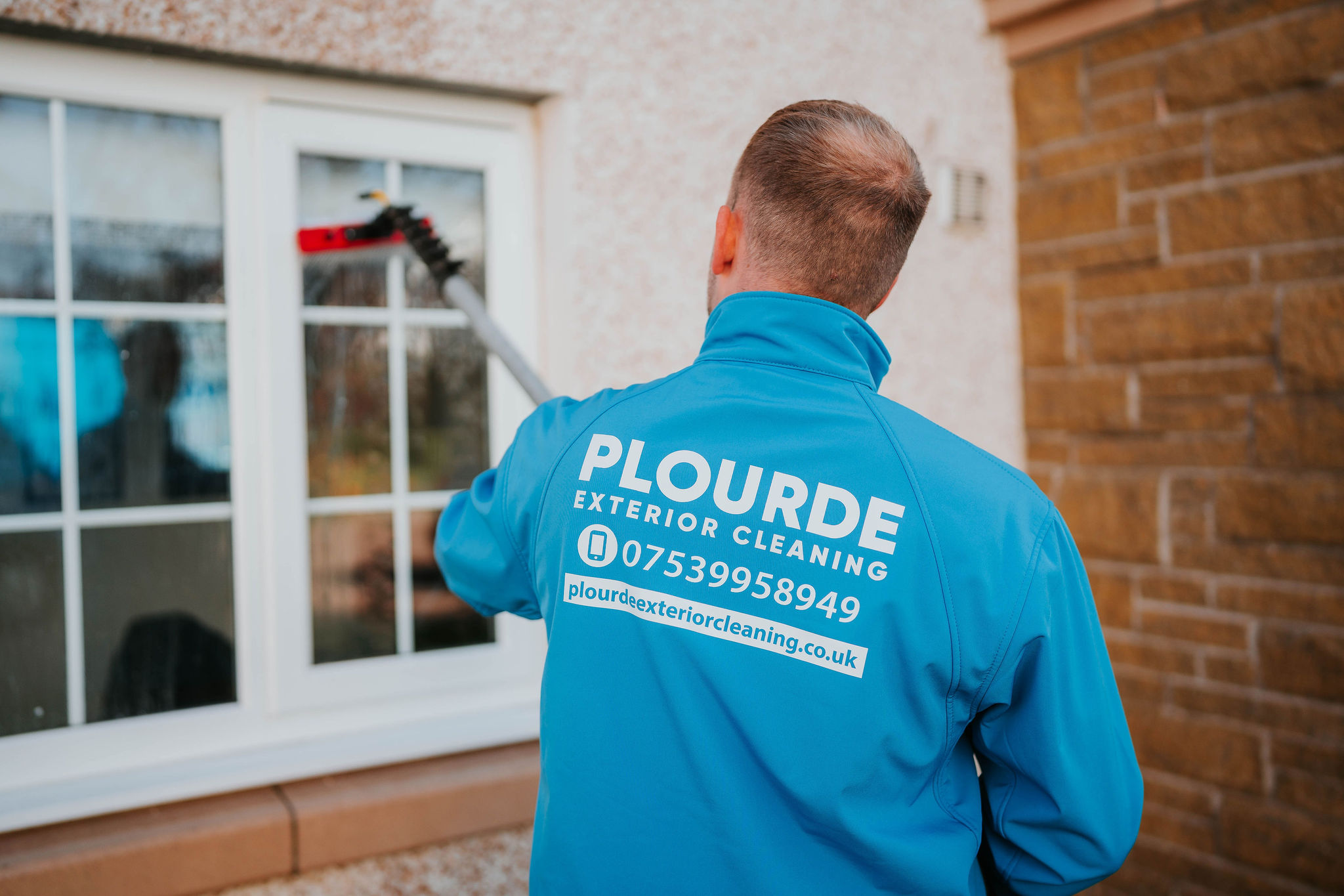 Professional gutter and window cleaning results