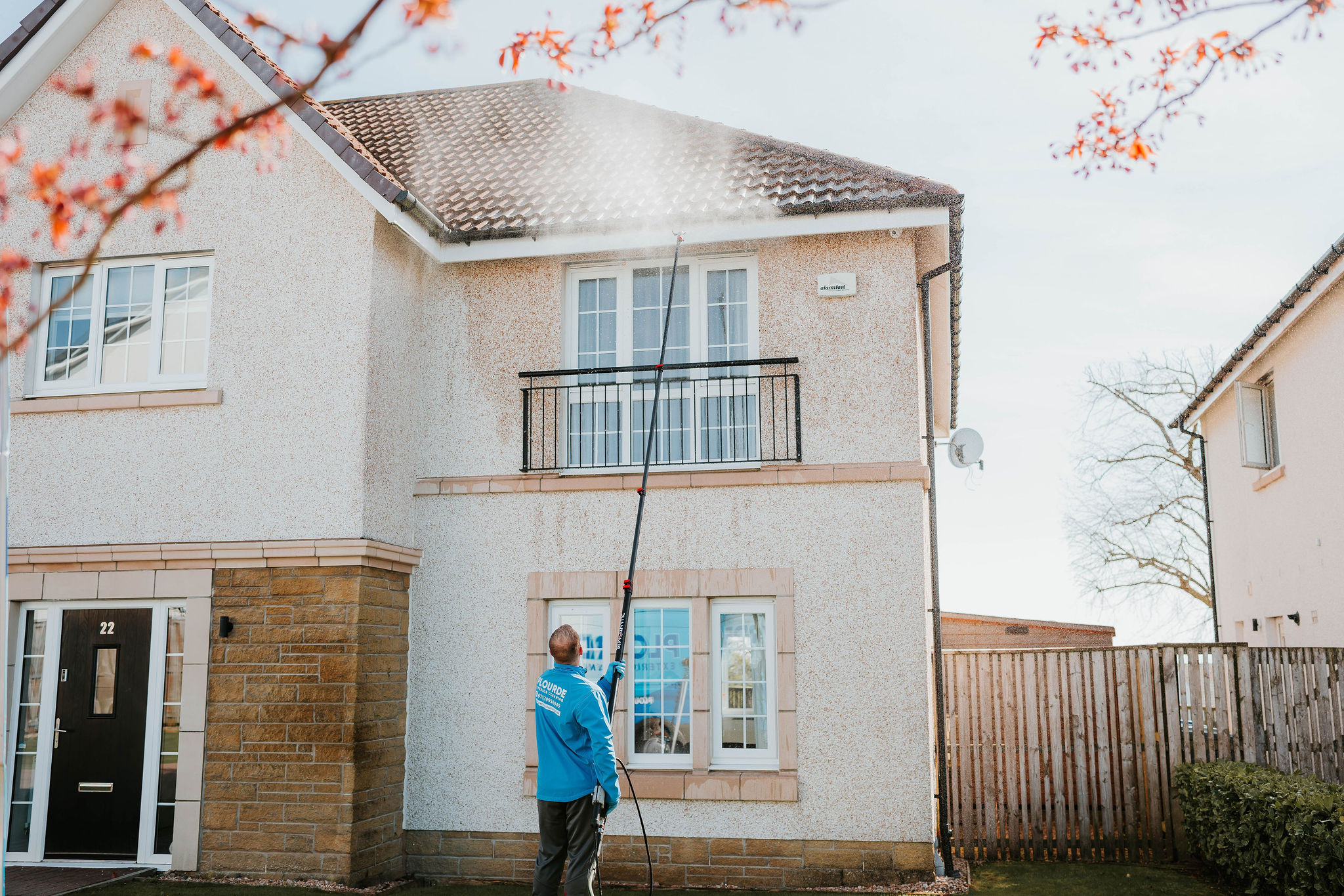 Professional window cleaning by Plourde Exterior Cleaning