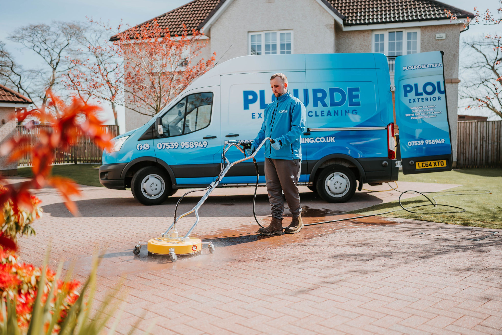 Gutter debris removal by Plourde Exterior Cleaning